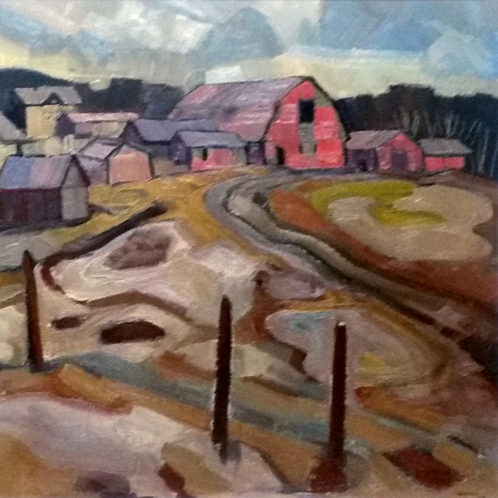 Henry George Glyde Farm East of Edmonton Painting