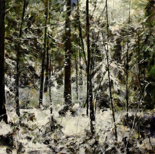 Gordon Smith Winter Forest A4 Painting