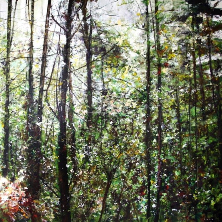 Gordon Smith Winter Woods North Shore Painting