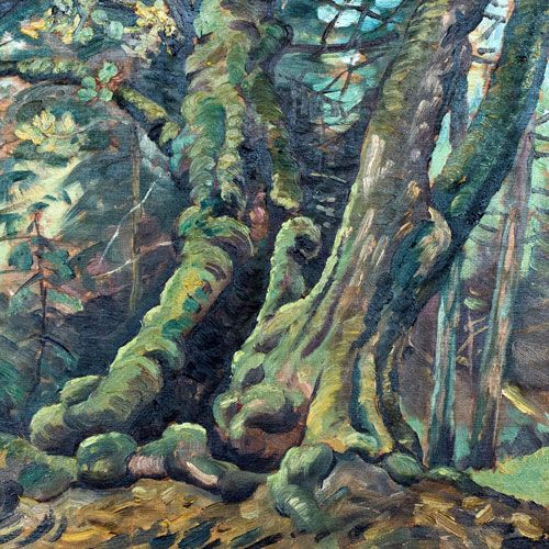 W.P. Weston Old Maples, Vancouver Painting