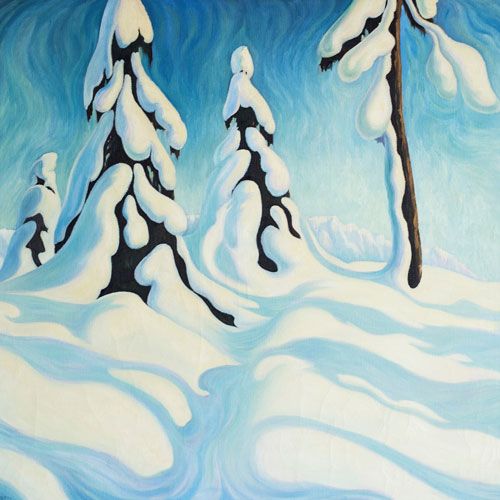 W.P. Weston Shadows, Grouse Mountain Painting